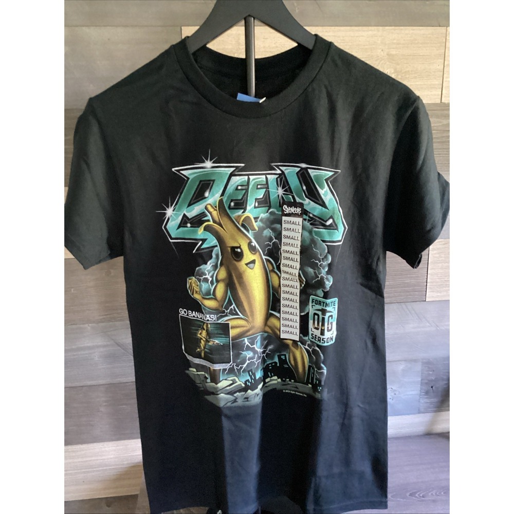 Fortnite Peely Go Bananas Graphic T-Shirt Men's Size Small